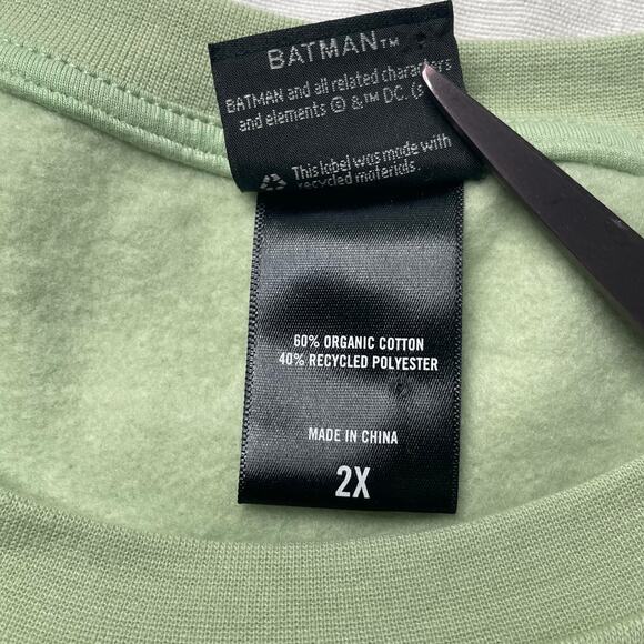 DC Comics Batman Poison Ivy Chibi Plant Friends Crewneck Sweatshirt 2X Cotton - Picture 5 of 6